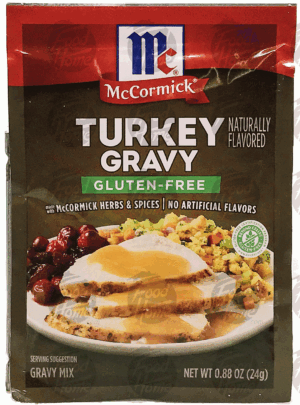 Mc Cormick turkey gravy seasoning, gluten-free 0.88 ounce