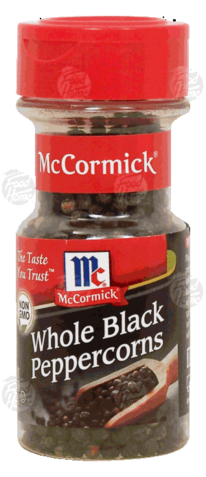 Mc Cormick whole black peppercorns 1.87 ounce