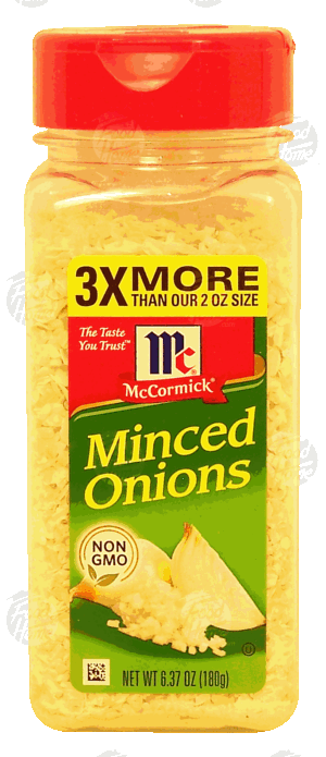 Mc Cormick minced onions 6.37 ounce