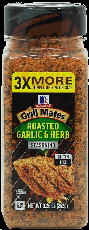 McCormick Grill Mates roasted garlic & herb seasoning 9.25 ounce