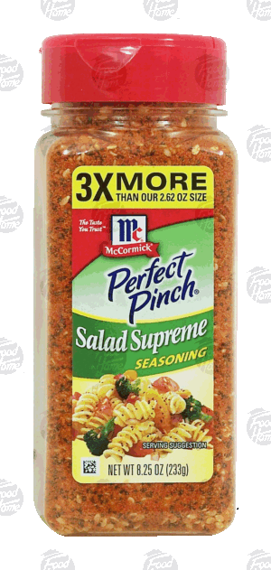 Mc Cormick Perfect Pinch salad supreme seasoning 8.25 ounce