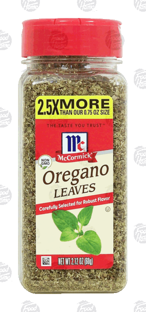 Mc Cormick oregano leaves 2.12 ounce