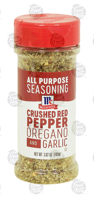 Mc Cormick all purpose crushed red pepper oregano and garlic 3.62 ounce