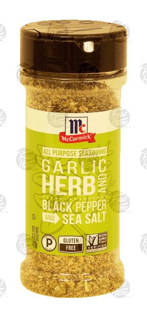 Mc Cormick all purpose seasoning garlic herb and black pepper and sea salt 4.37 ounce