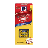 McCormick Pure Vanilla Extract Clear Imitation 2 fluid ounce