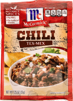 McCormick Seasoning Mix Tex-Mex, Chili 1.25 ounce