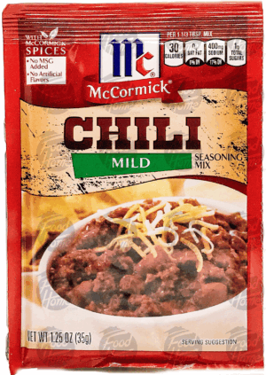 McCormick Seasoning Mix Mild Chili 1.25 ounce