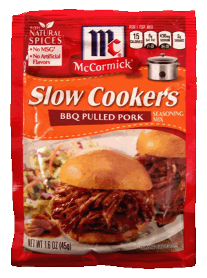 McCormick Seasoning Slow Cookers BBQ Pulled Pork 1.6 ounce