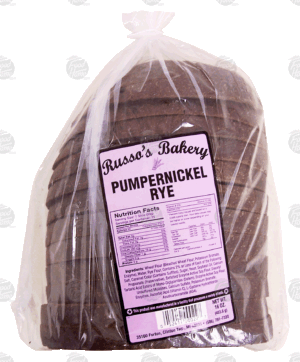 Russo's Bakery pumpernickel rye 16 ounce