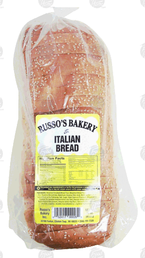 Russo's Bakery sliced italian bread 16 ounce