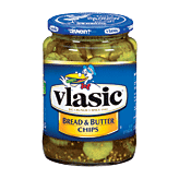 Vlasic Pickles Bread & Butter Chips Mildly Sweet & Spicy 24 fluid ounce