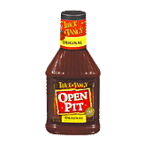 Open Pit Barbecue Sauce Thick & Tangy Original 18 ounce