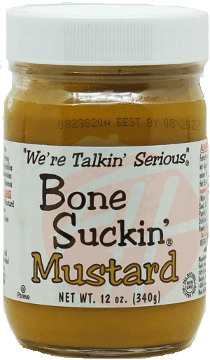 Bone Suckin' mustard 12 ounce