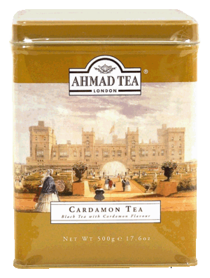 Ahmad Tea London black loose tea with cardamon flavor 17.6 ounce