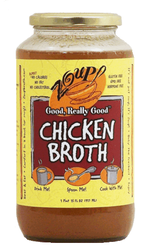 Zoup Good, Really Good chicken broth 31 fluid ounce