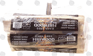 Millwood Lumber Inc. bark free firewood, heat treated, kiln dried 0.75 bunch