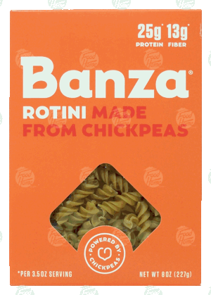 Banza rotini made from chickpeas 8 ounce