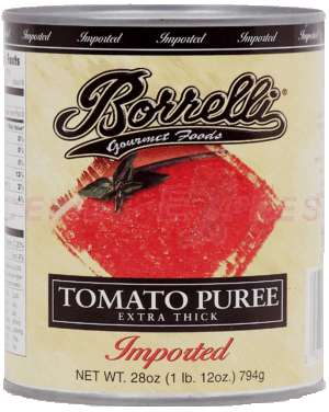 Borrelli Gourmet Foods all natural plum tomatoes, gluten free 28 ounce