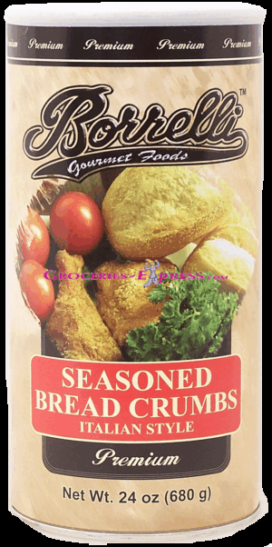 Borrelli seasoned bread crumbs, italian style 24 ounce
