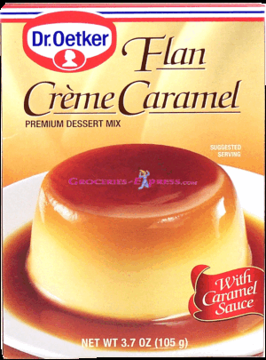 Dr. Oetker flan creme caramel dessert mix 3.7 ounce