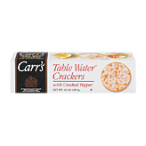 Carr's table water crackers with cracked pepper 4.24 ounce
