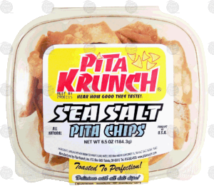Pita Krunch pita chips with sea salt 6.5 ounce