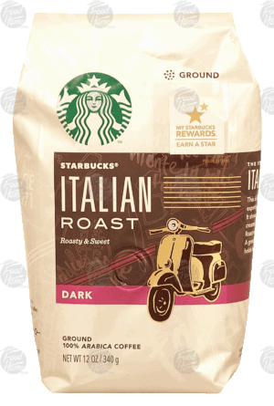 Starbucks Italian Roast roasty & sweet, dark roast ground coffee, 100% arabica coffee 12 ounce