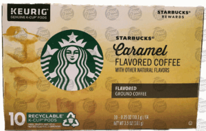 Keurig Caramel naturally flavored ground coffee, 10 k-cups 3.5 ounce