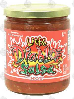 Little Diablo hot salsa 16 ounce