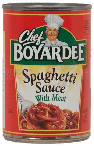 Chef Boyardee spaghetti sauce with meat 15 ounce
