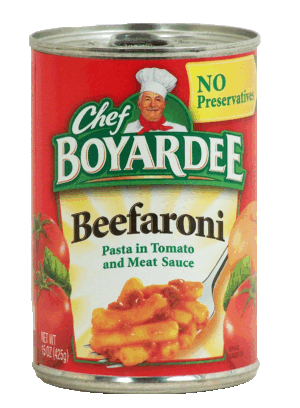 Chef Boyardee Beefaroni Macaroni w/Beef In Tomato Sauce 15 ounce