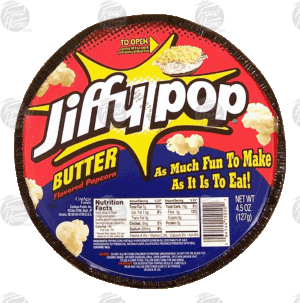 Jiffy Pop Popcorn Butter Flavor Pan 4.5 ounce