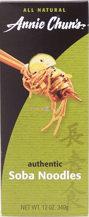 Annie Chun's soba noodles, authentic, all natural 12 ounce