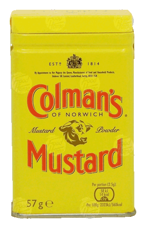 Colman's mustard, double superfine mustard powder 57 gram