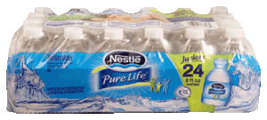 Nestle Pure Life juniors; purified water, 24-8 fl oz bottles 24 count