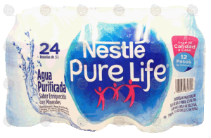 Nestle Pure Life purified water, 1/2-liter plastic bottles 24 pack