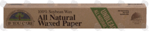 If You Care all natural wax paper, unbleached totally chlorine-free, 75 ft x 12 in 75