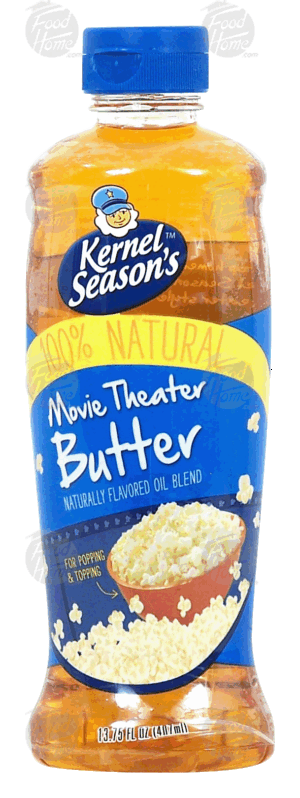 Kernel Season's 100% natural movie theater butter naturally flavored oil blend 13.75 fluid ounce