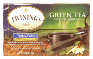 Twinings Of London Nightly Calm green tea, caffeine free, 20-tea bags 1.41 ounce