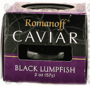 Romanoff black lumpfish caviar 2 ounce