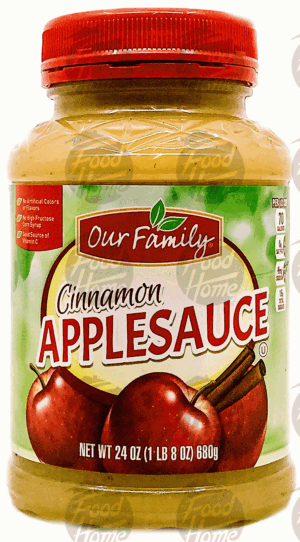 Our Family cinnamon applesauce 24 ounce