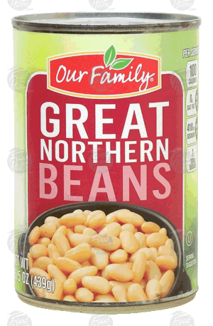 Our Family great northern beans 15.5 ounce