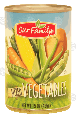 Our Family mixed vegetables 15 ounce