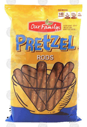 Our Family pretzel rods 10 ounce