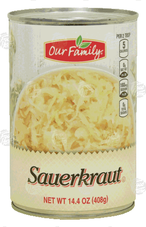 Our Family sauerkraut 14.4 ounce