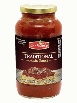 Our Family traditional pasta sauce 24 ounce