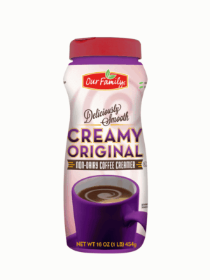 Our Family Deliciously Smooth original powder coffee creamer 16 ounce