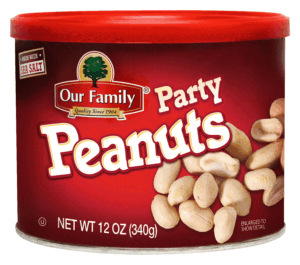 Our Family Party peanuts with sea salt 12 ounce
