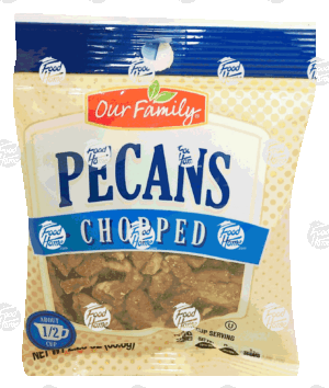 Our Family pecans, chopped, about 1/2-cup 2.25 ounce
