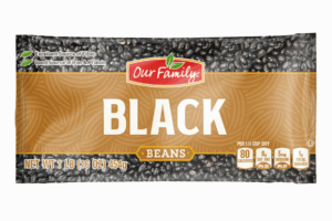 Our Family black beans, double cleaned 16 ounce
